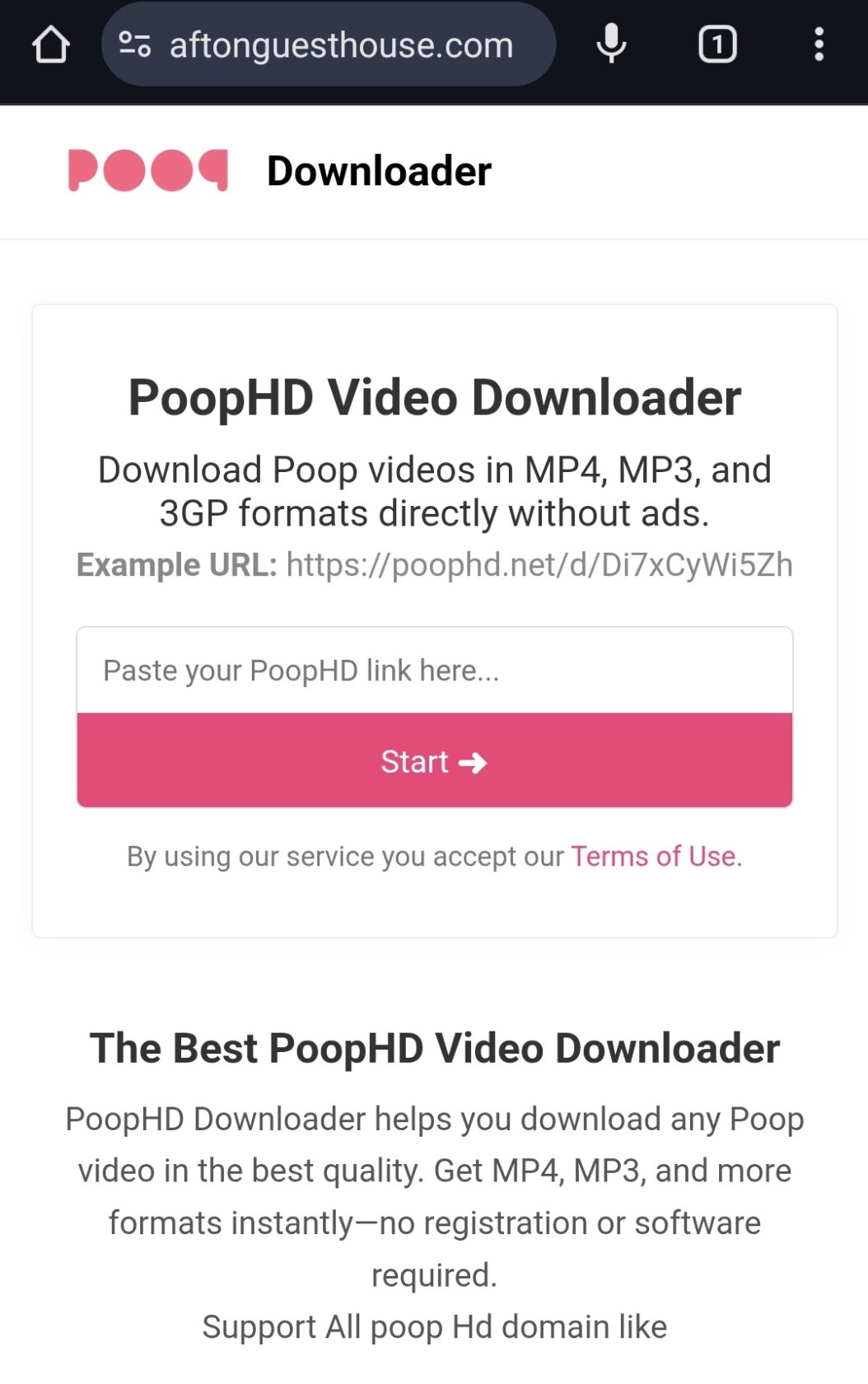 Cara mudah download poophd video tanpa iklan terbaru